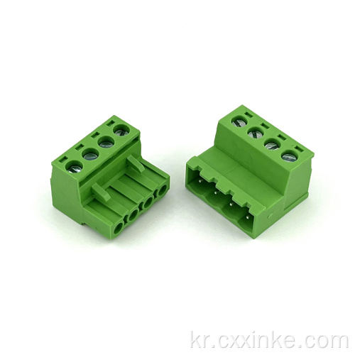 XK2EDGRK-5.08 솔더리스 엉덩이 플러그 터미널 2EDGKP-5.08mm 터미널 블록 커넥터